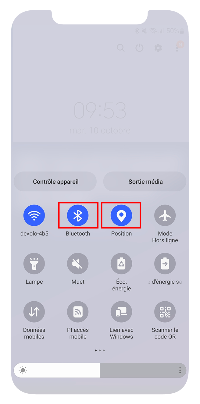 activation-bluetooth-position-android